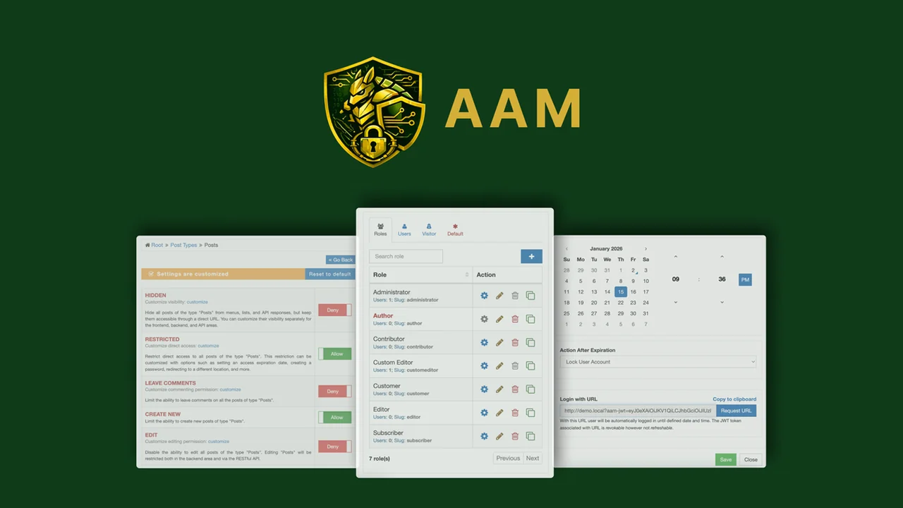 AAM - Secure Roles and Protect Your Site: A Comprehensive Review