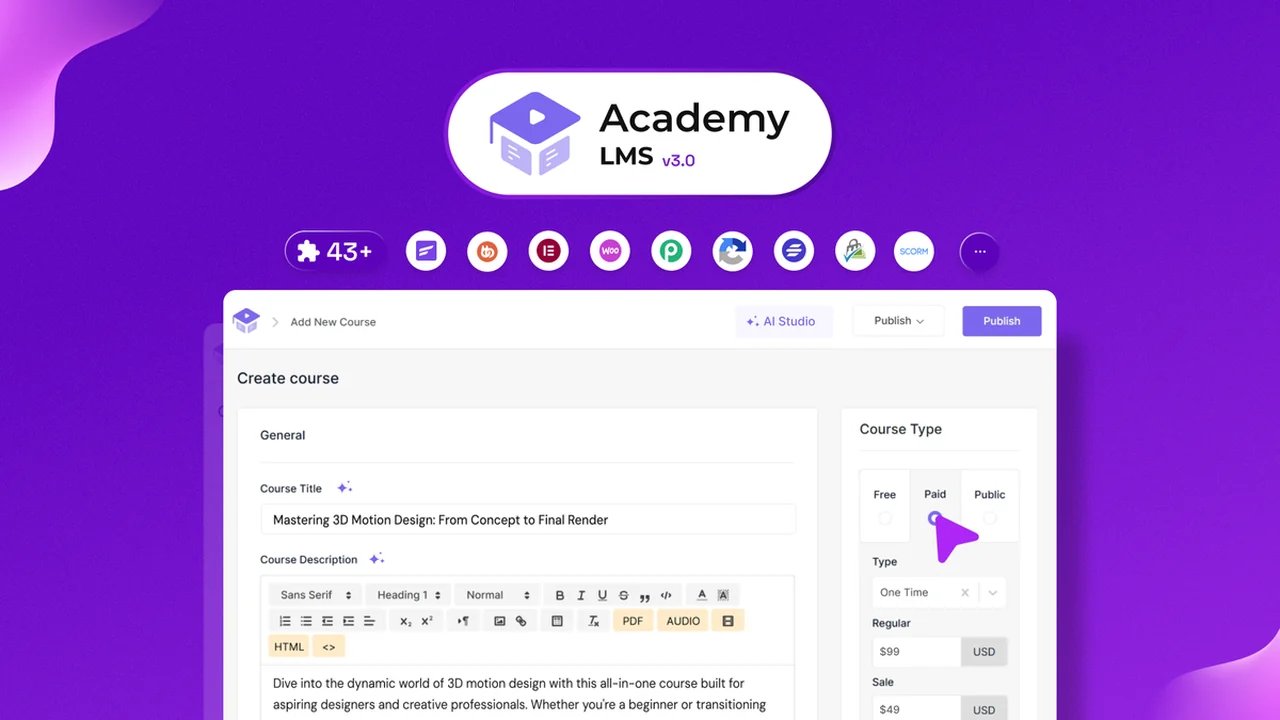 Academy LMS: Your No-Code WordPress Solution for Online Courses