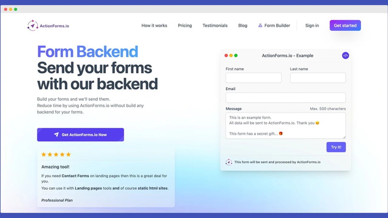 ActionForms.io | AppSumo: Streamline Your Online Business Workflows