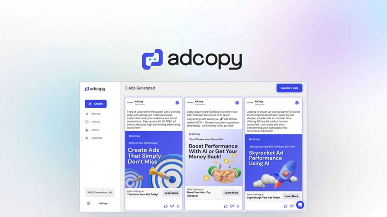 AdCopy.ai | AppSumo Review: Streamline Your Facebook Ads with AI