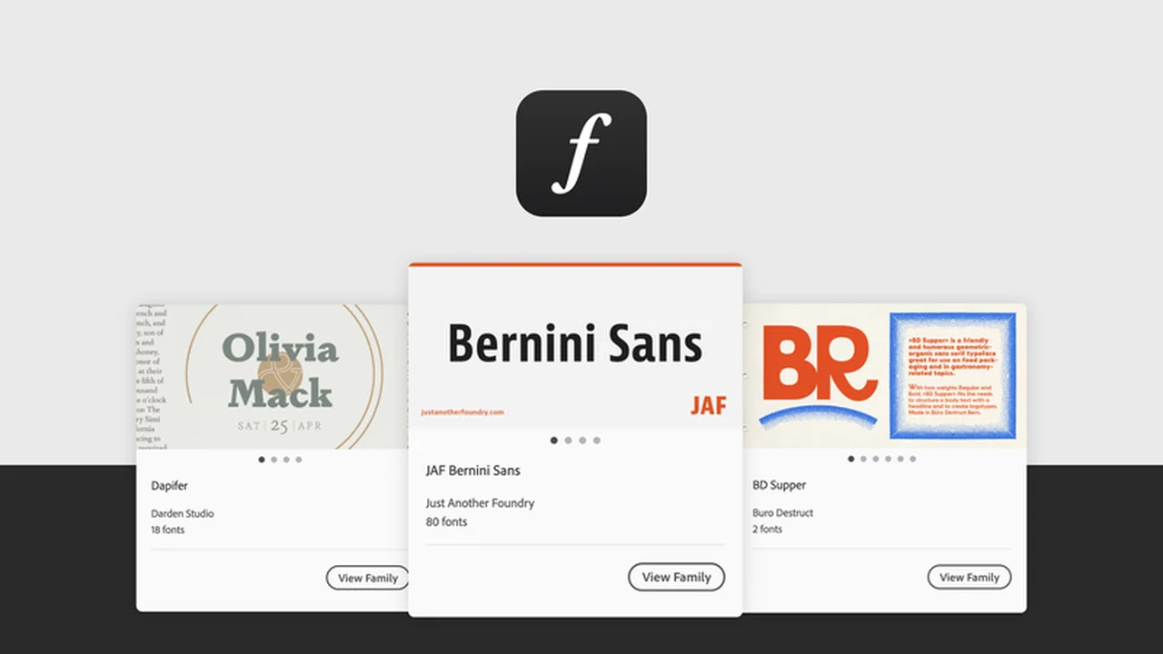 Adobe Fonts - Elevate Your Design with a Vast Font Library