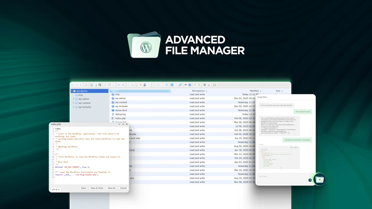 Advanced File Manager - Manage files without FTP Review