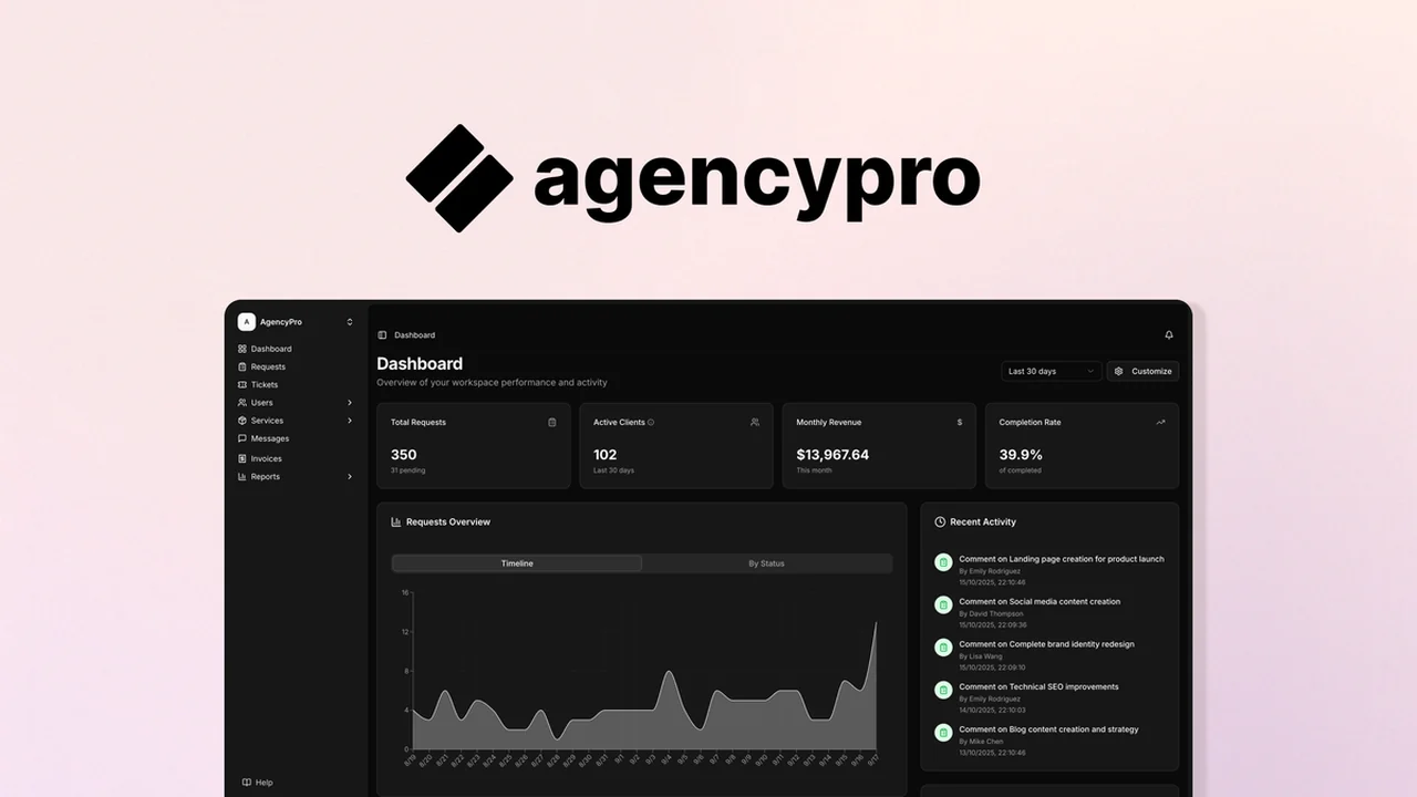 AgencyPro: Streamline Client Management and Boost Agency Efficiency