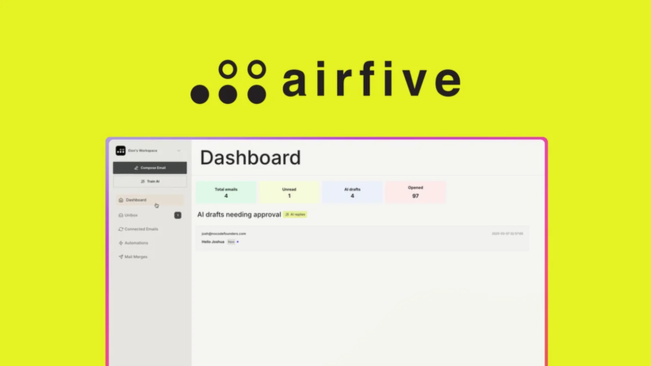 airfive - Automate Customer Support Emails with AI: A Comprehensive Review