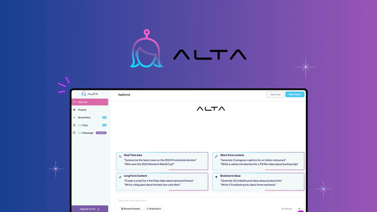 Alta - Generate Content with AI: A Deep Dive for Creators