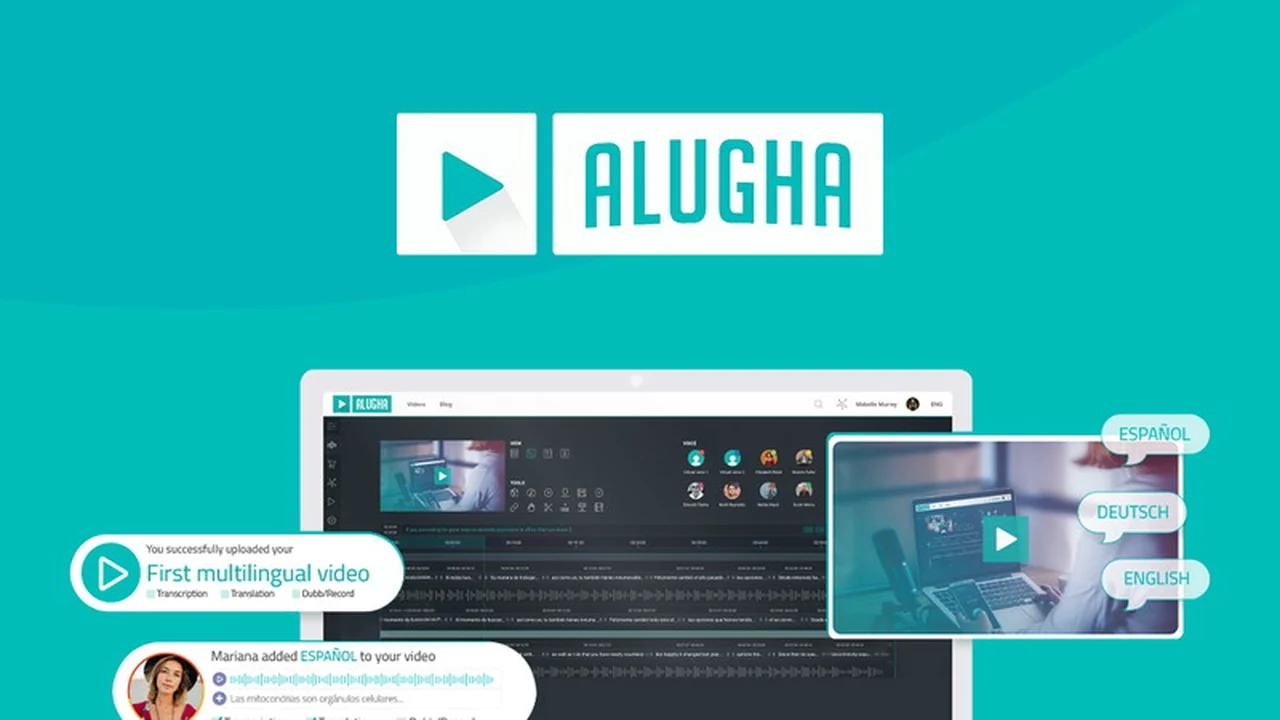 Alugha - Automate Your Video Translation and Dubbing