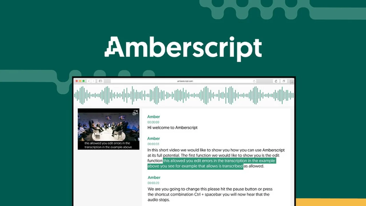 Amberscript – Autogenerate Accurate Transcripts & Subtitles for Your Content