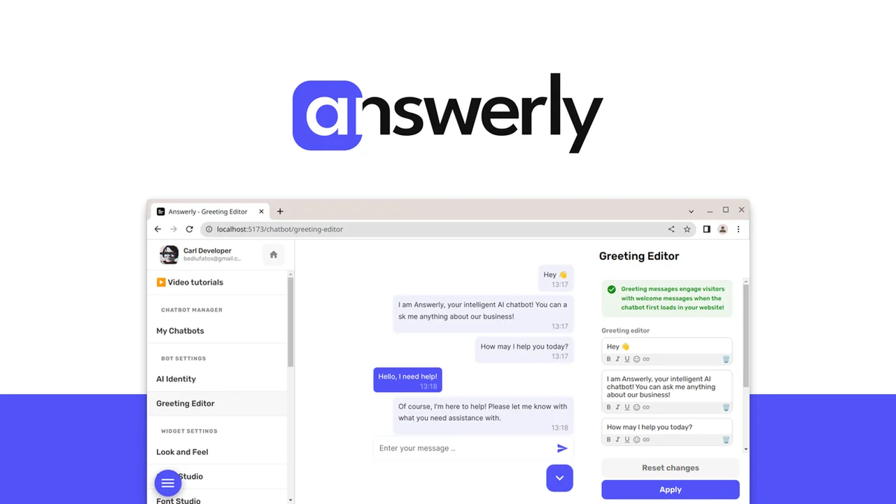 Answerly – AI-powered customer support Review: Seamless AI Assistance for Your Business