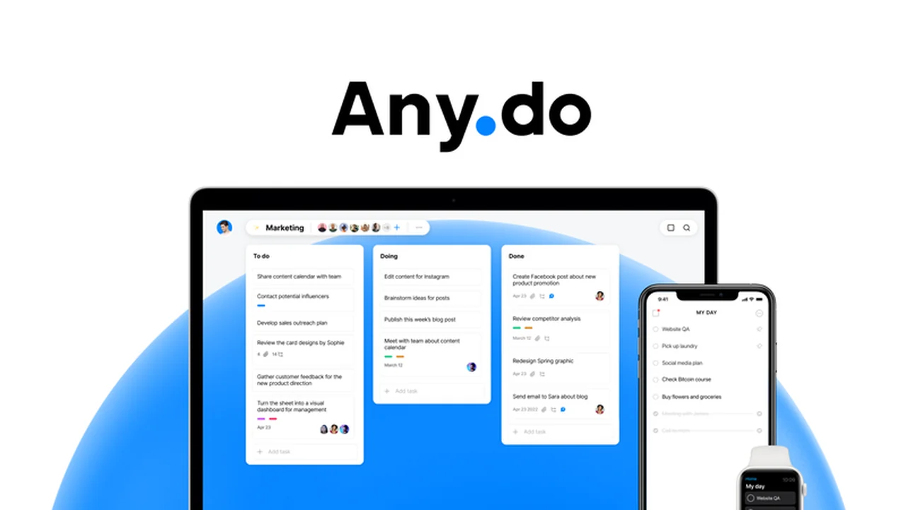 Any.do - Simplify Project Management for Your Team