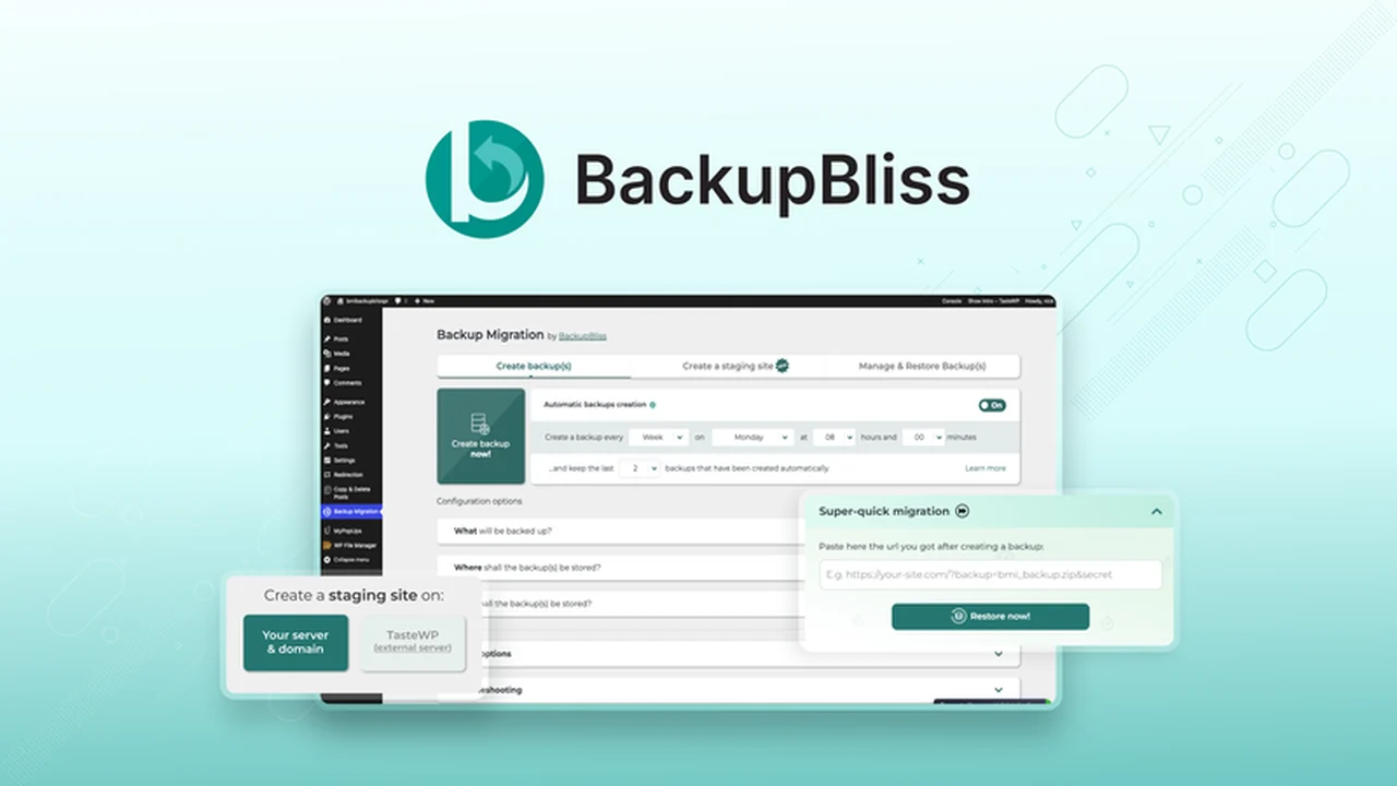 BackupBliss Review: Effortless WordPress Backups, Migrations & Staging