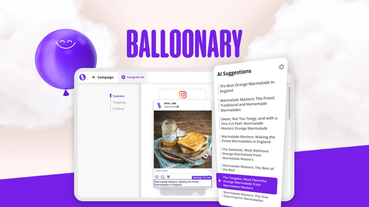 Balloonary - Generate Digital Ads with AI | AppSumo Review