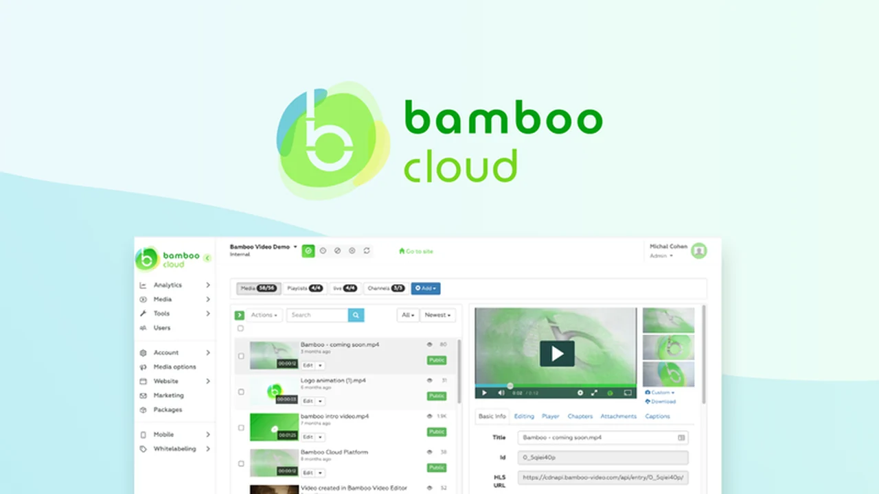 Bamboo Cloud – Build Your Own Branded Video Site