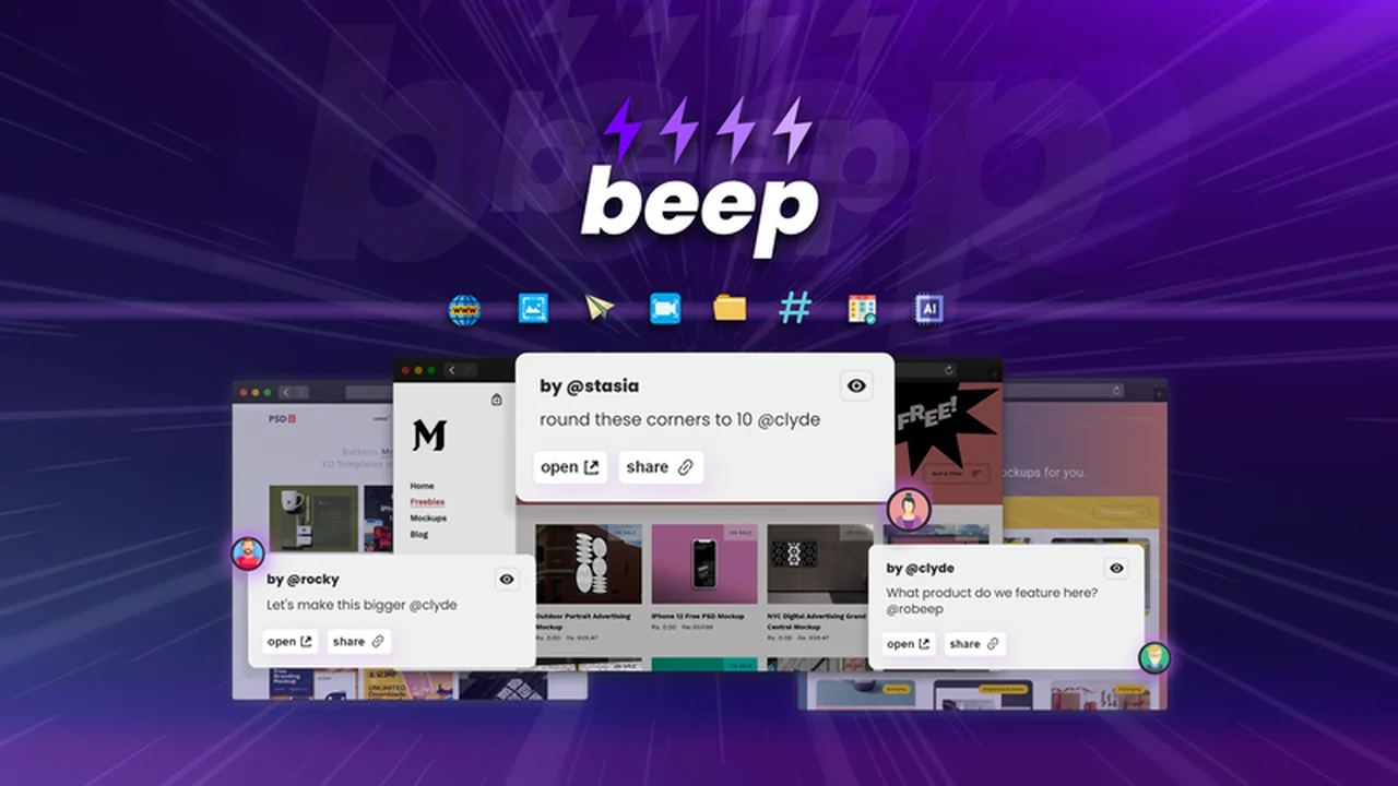 Beep - Streamline Website Feedback and Task Management
