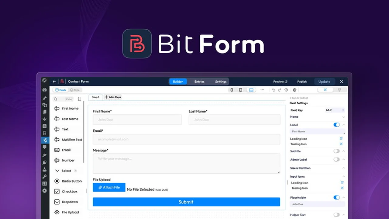 Bit Form – WordPress Form Builder Plugin Review | AppSumo Deal