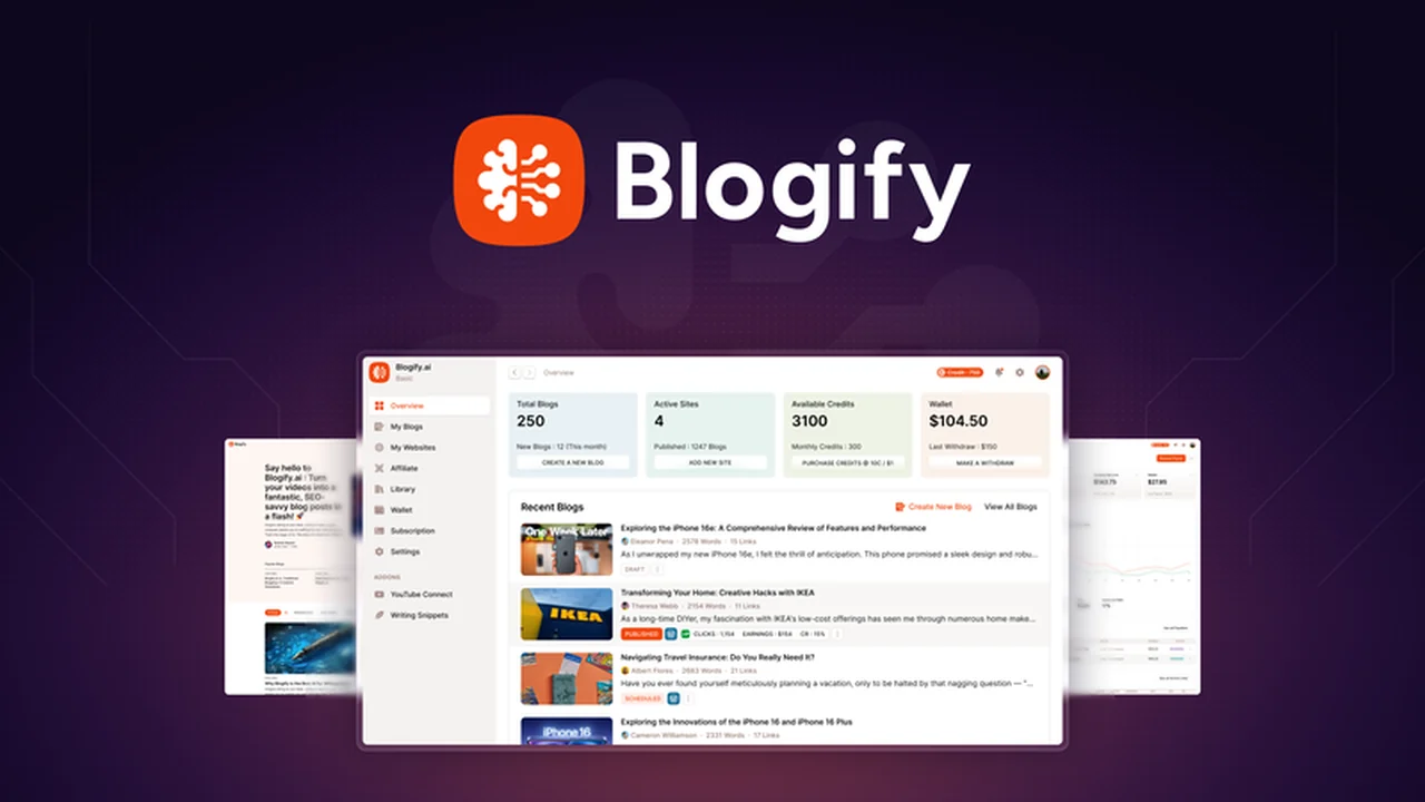 Blogify Review: Automate Your Entire Blogging Process with AI