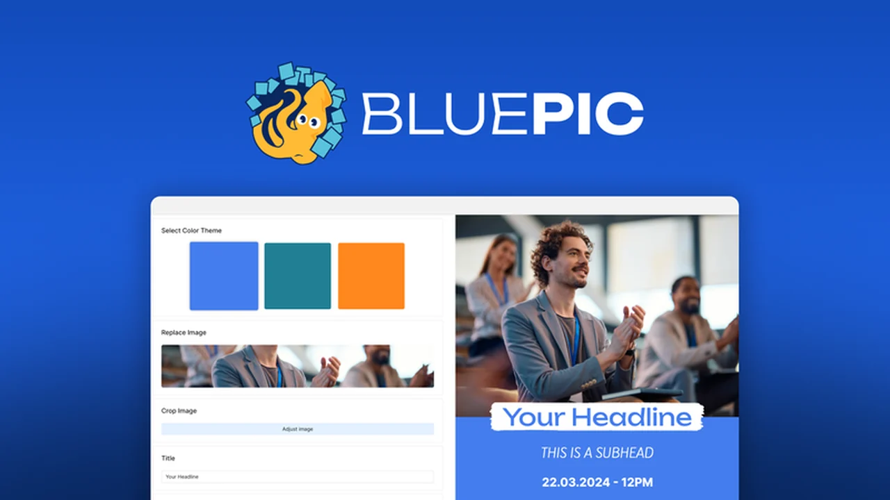 Bluepic - Plus Exclusive: Streamline Your Graphic Template Creation and Sharing