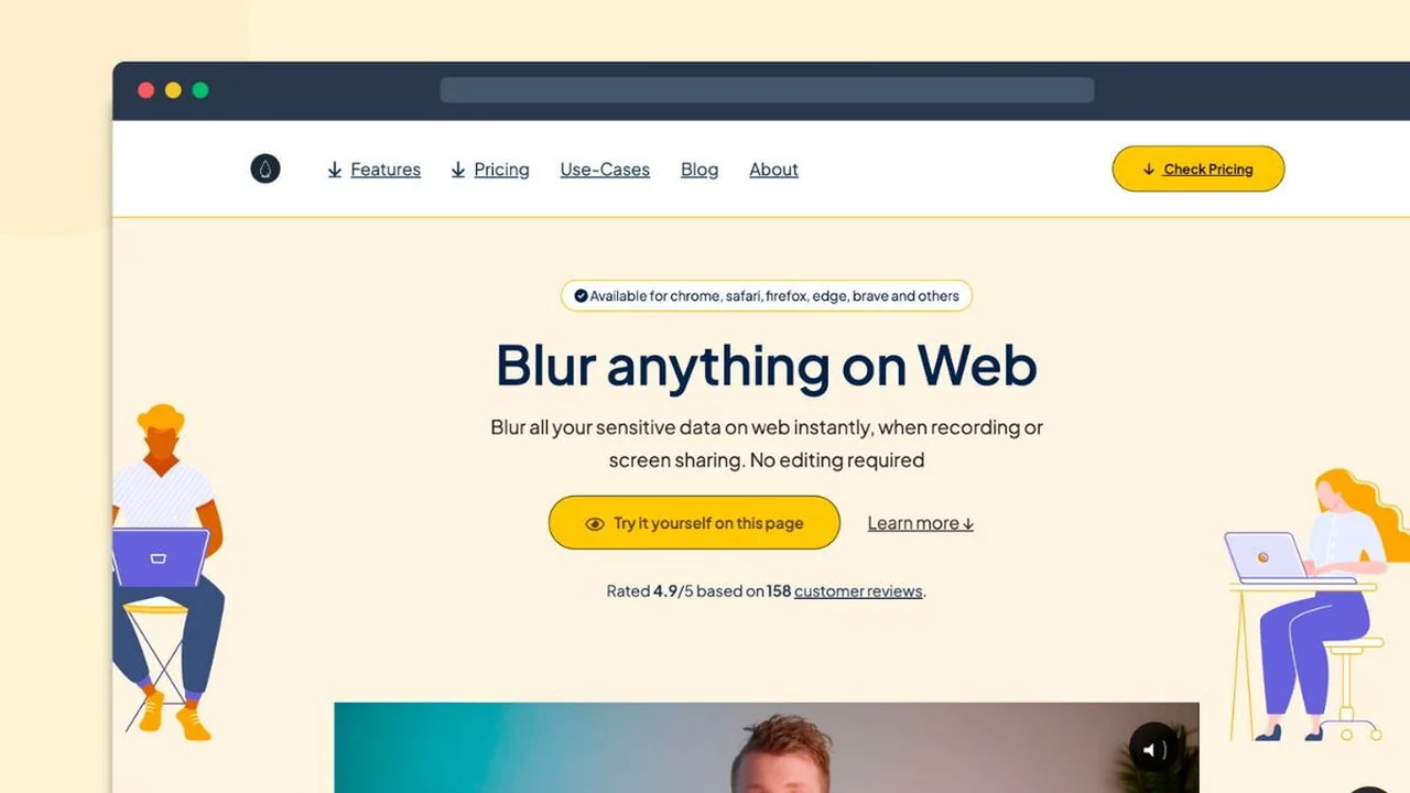 Blurweb App Review: Effortless Screen Blurring for Sensitive Data
