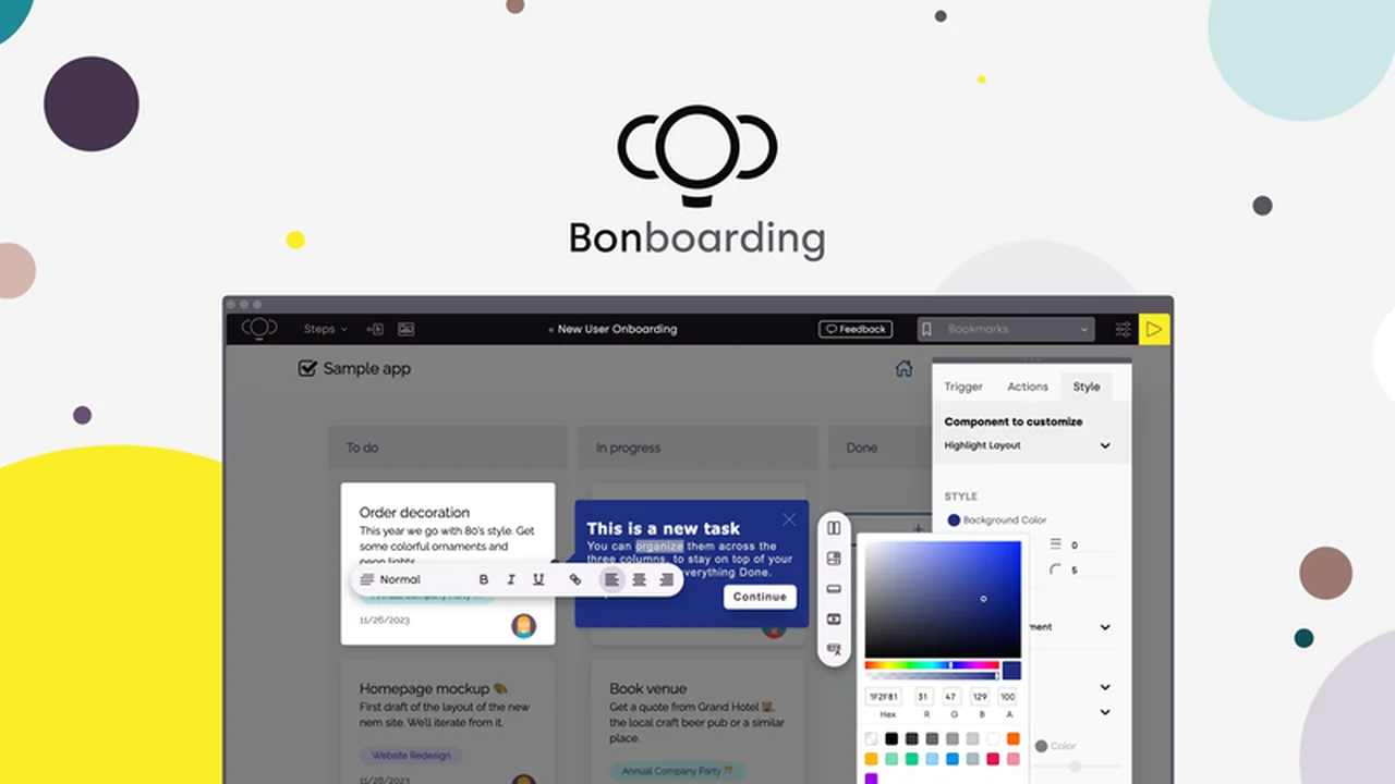 Bonboarding - Effortless User Onboarding with Virtual Tours