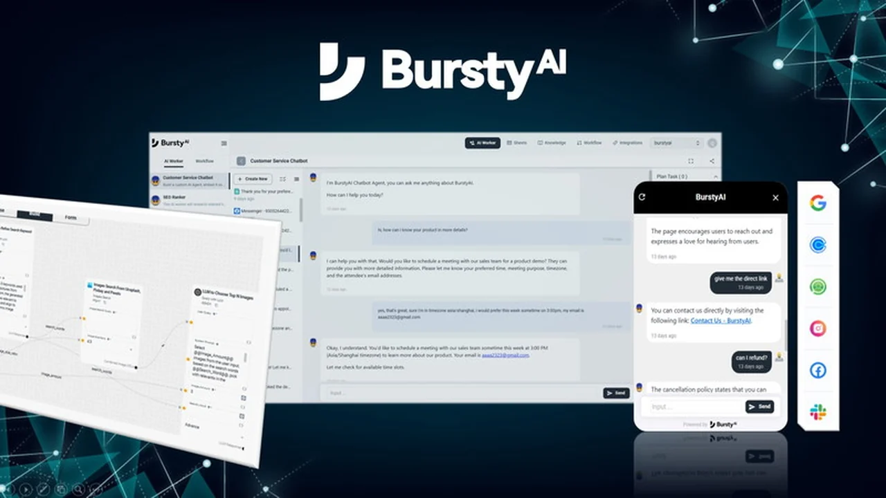 BurstyAI | AppSumo: Your 24/7 AI Agentic Chatbot Solution