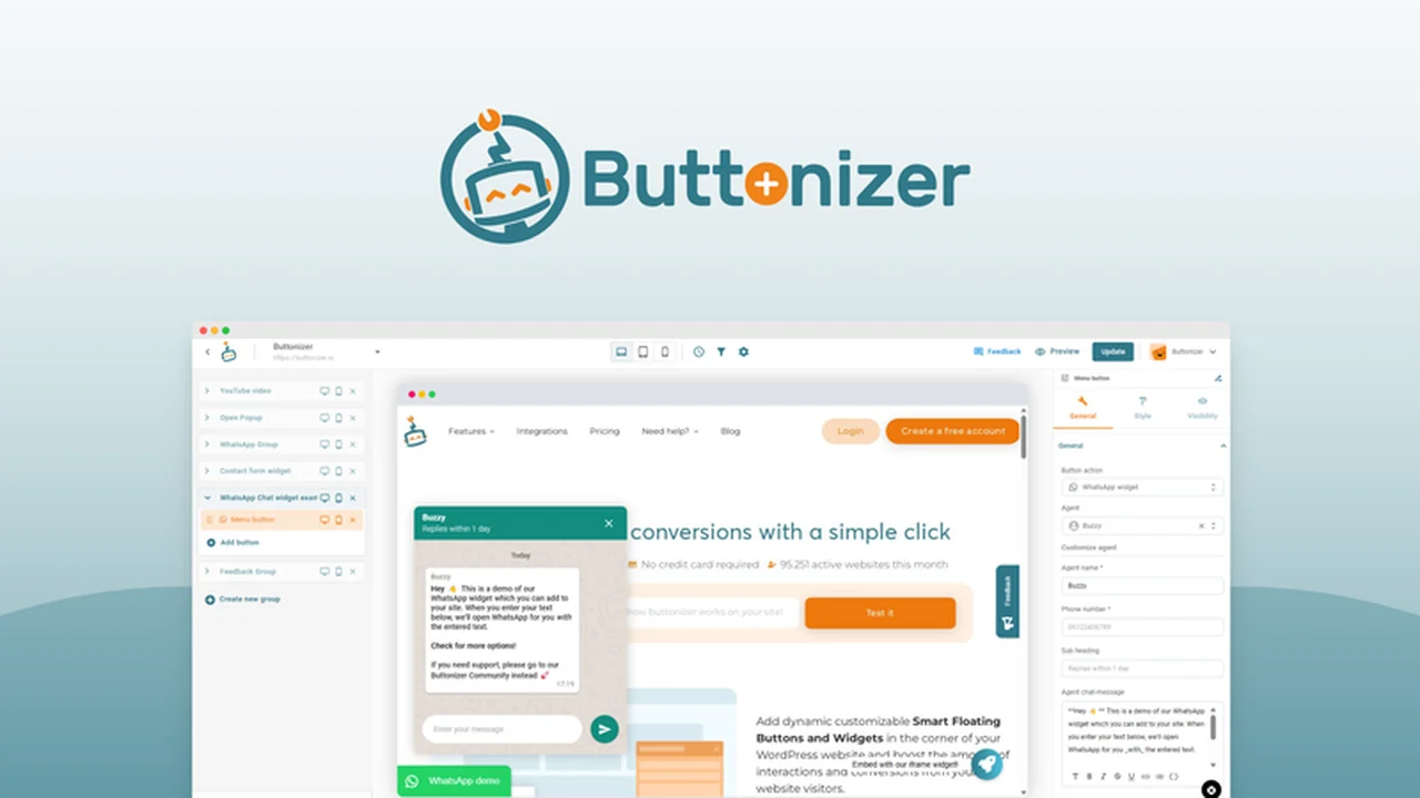 Buttonizer – Plus exclusive – Boost Site Clicks with Smart Buttons