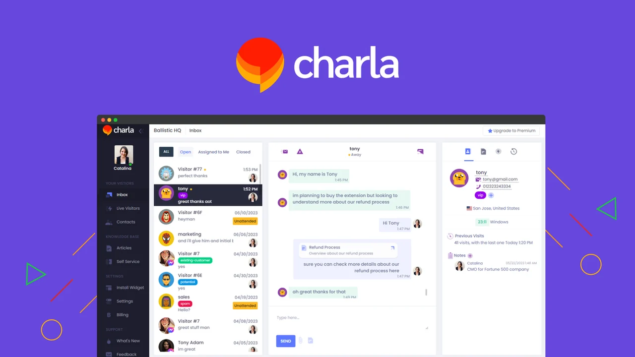 Charla - AI Chatbot and Live Chat for Effortless Customer Support