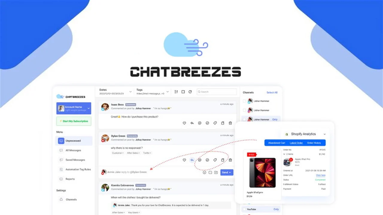 Chat Breezes | AppSumo: Streamline Social Sales