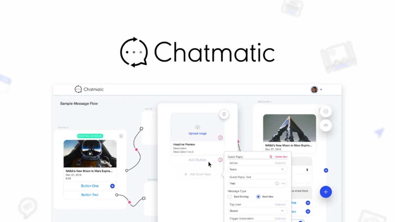 Chatmatic – Build Automated Chatbot Sequences for Lead Generation