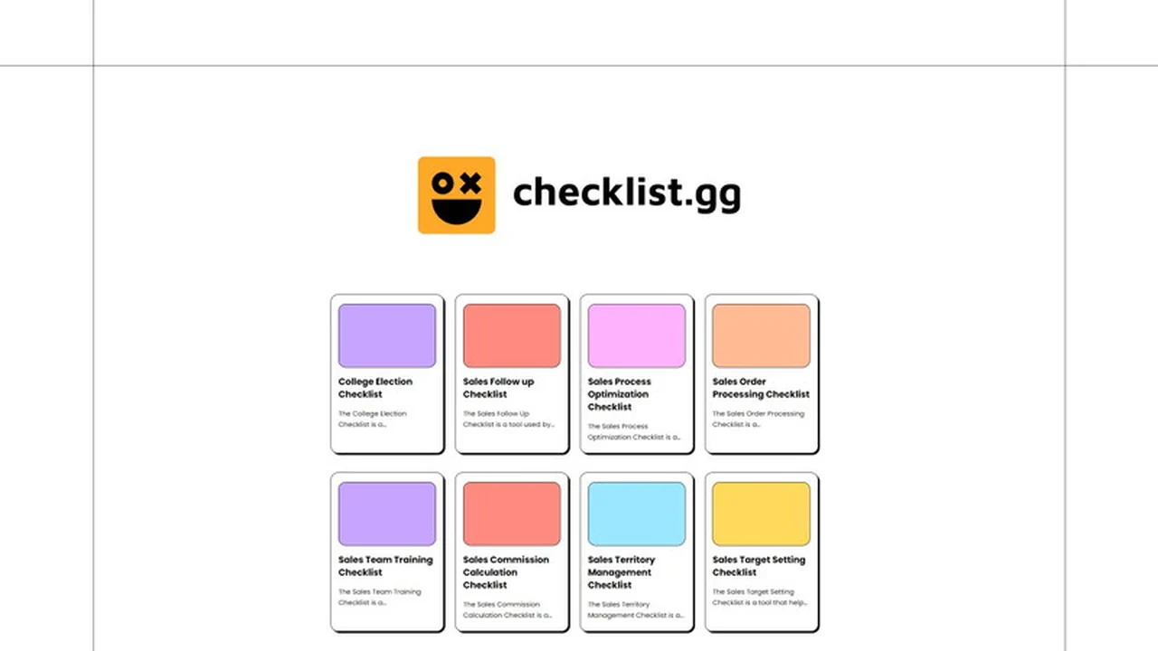 Checklist.gg | AppSumo Review: Streamline Your Workflow with AI-Powered Checklists