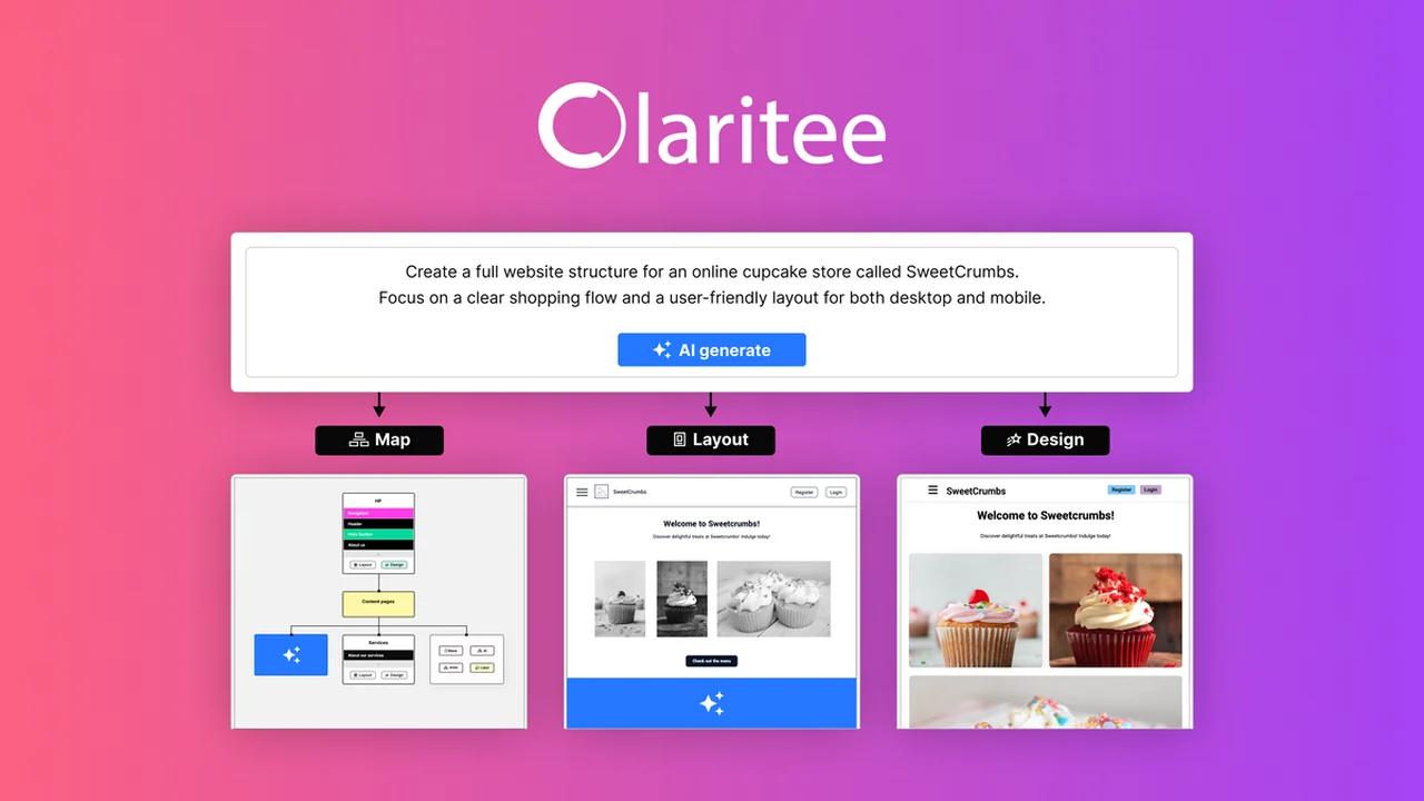 Claritee Review: Design and Customize Sites Fast with AI