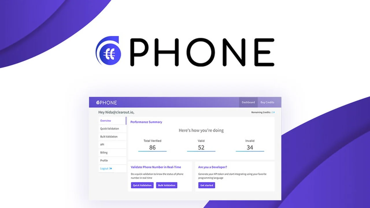 ClearoutPhone | AppSumo: Streamline Your Outreach with Reliable Phone Number Validation