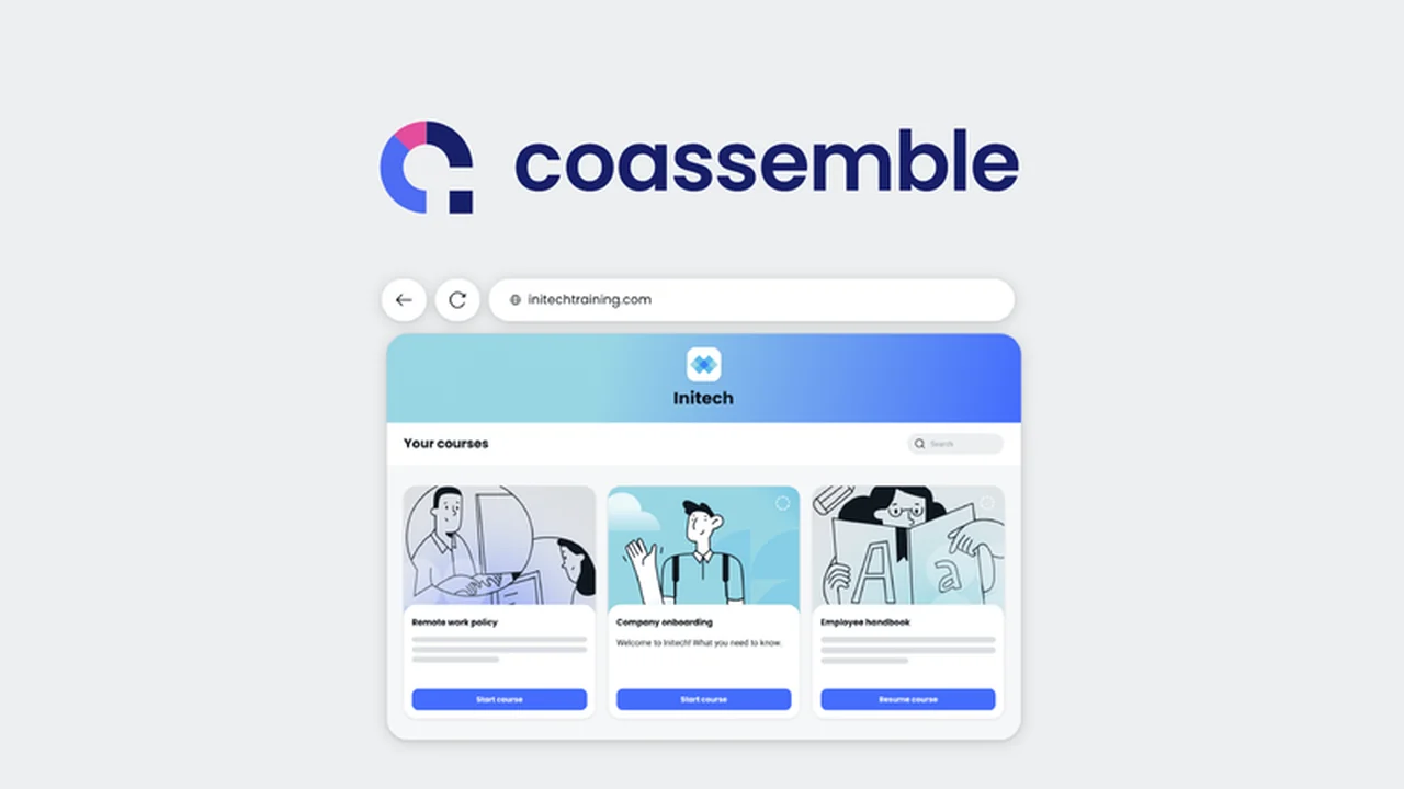Coassemble - Create and Deliver Training Online