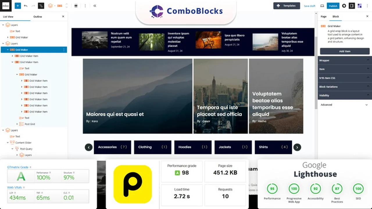 Combo Blocks Plugin: Streamline Your WordPress Page Building