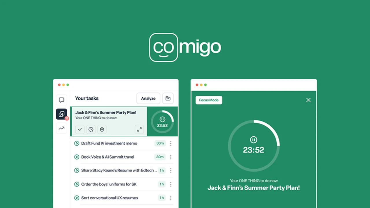 Comigo - Enhance Focus and Task Planning with AI