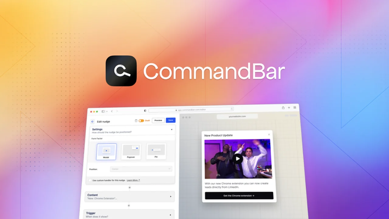 CommandBar - Boost user retention with better UX | AppSumo Review