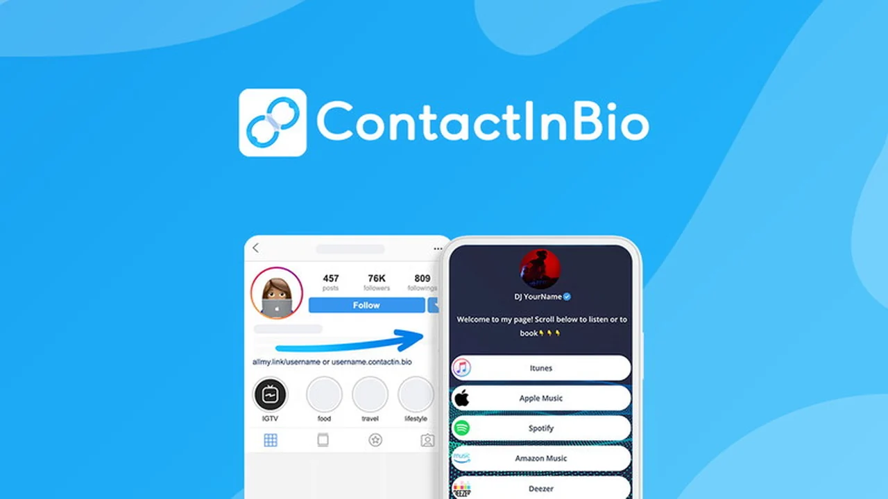 ContactInBio – Transform Your Instagram Bio into a Powerful Landing Page