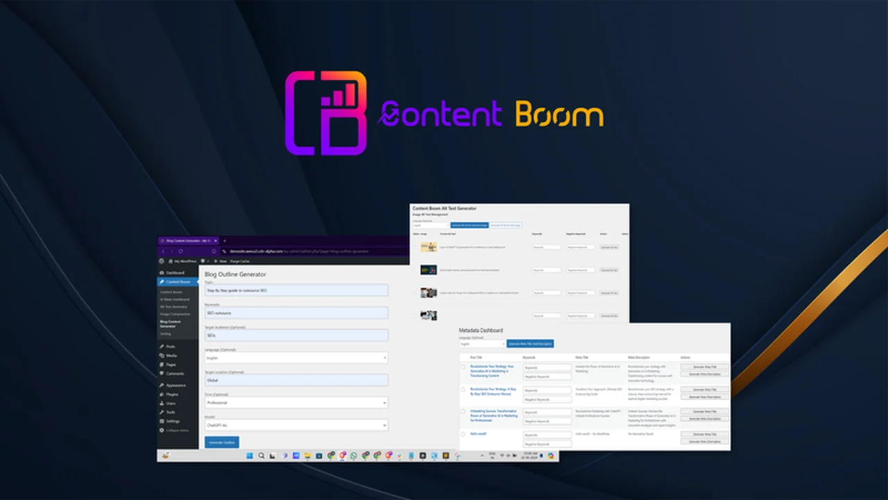 Content Boom: Your All-in-One WordPress SEO & Content Creation Solution