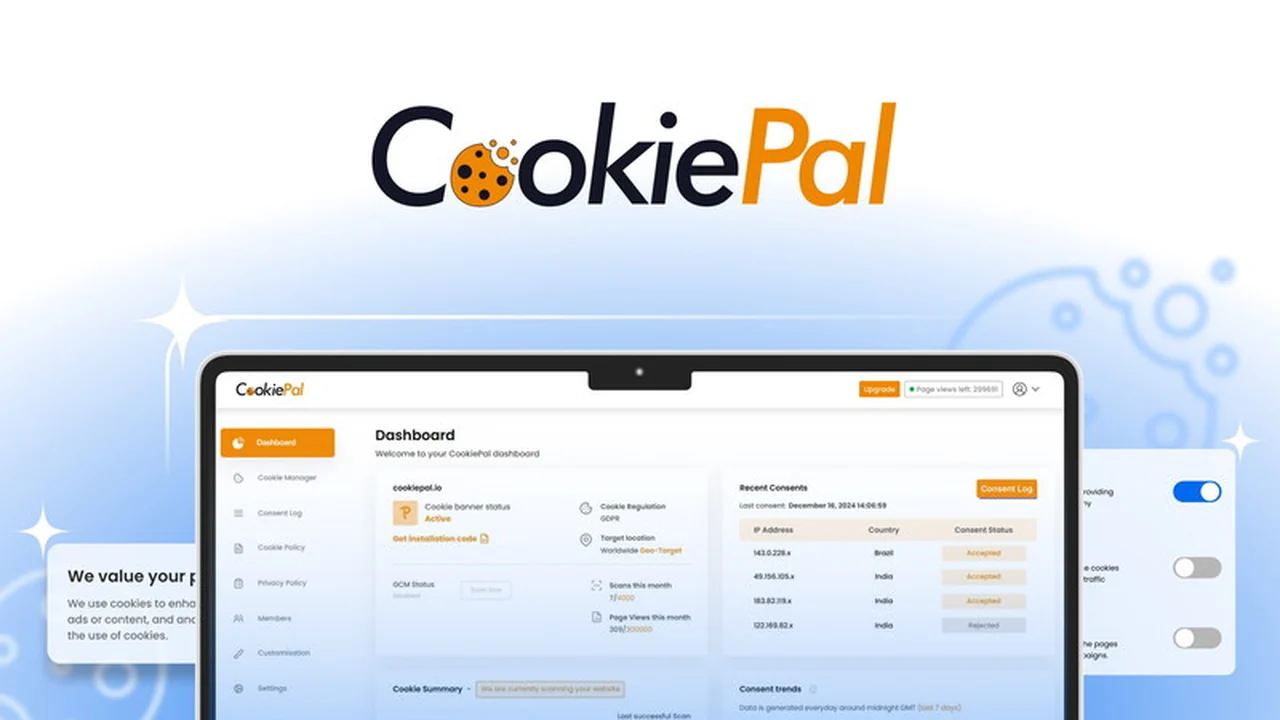 CookiePal | AppSumo: Effortless Cookie Compliance for Your Website