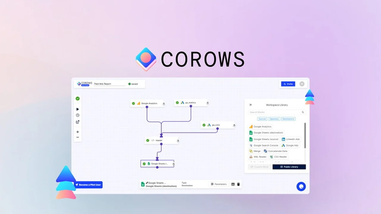 Corows | AppSumo: Streamline Your Data Automations Effortlessly