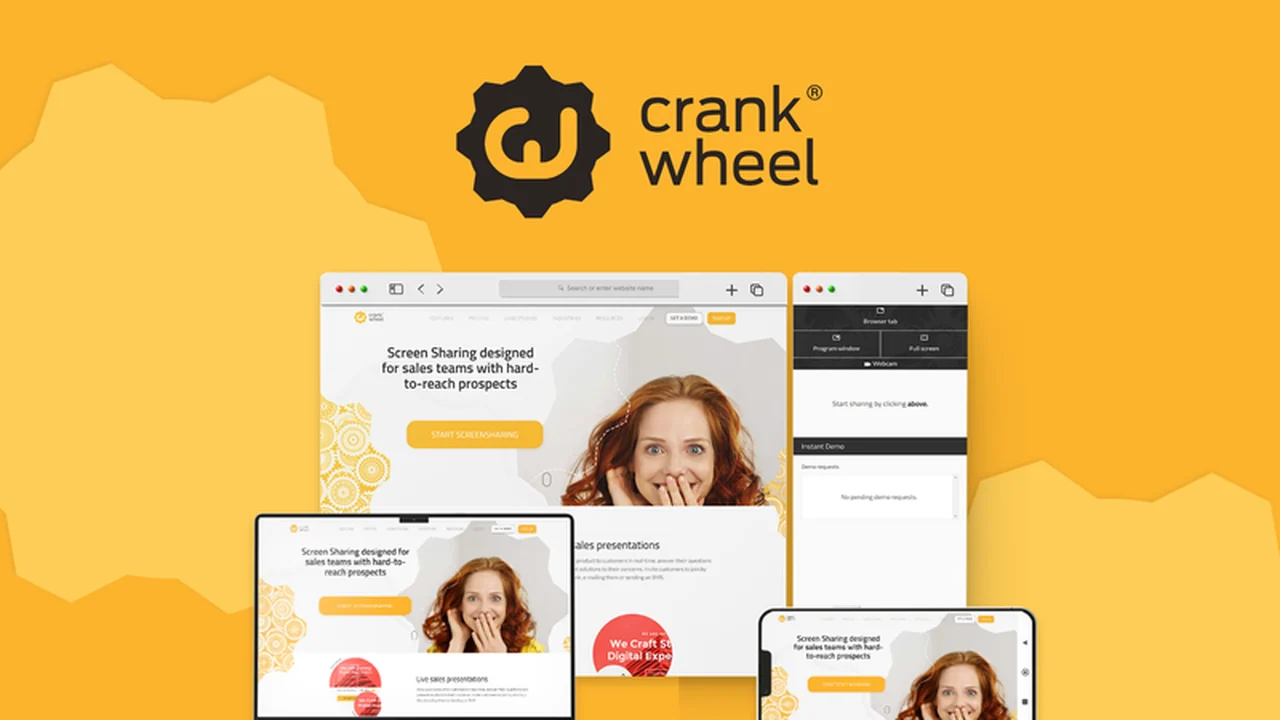 CrankWheel: Effortless Screen Sharing for Instant Sales Conversions
