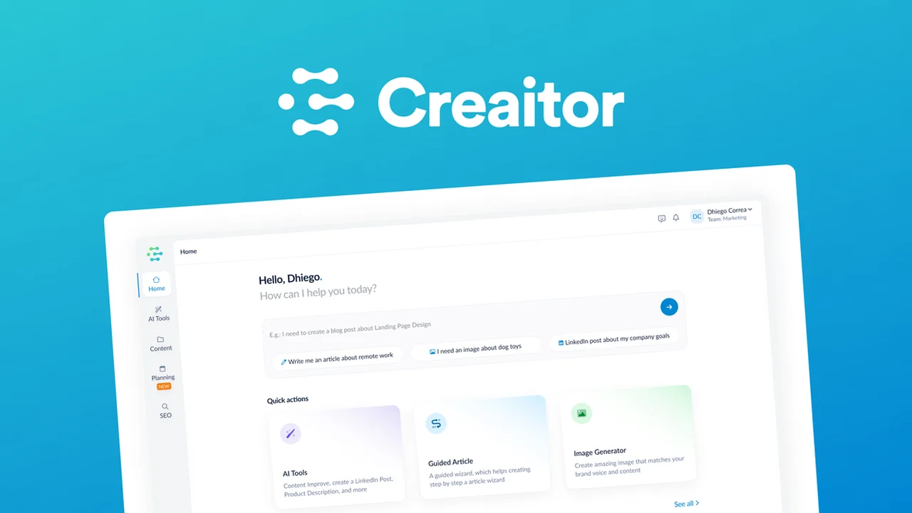 Creaitor.ai Review: Streamline Your SEO Content Creation