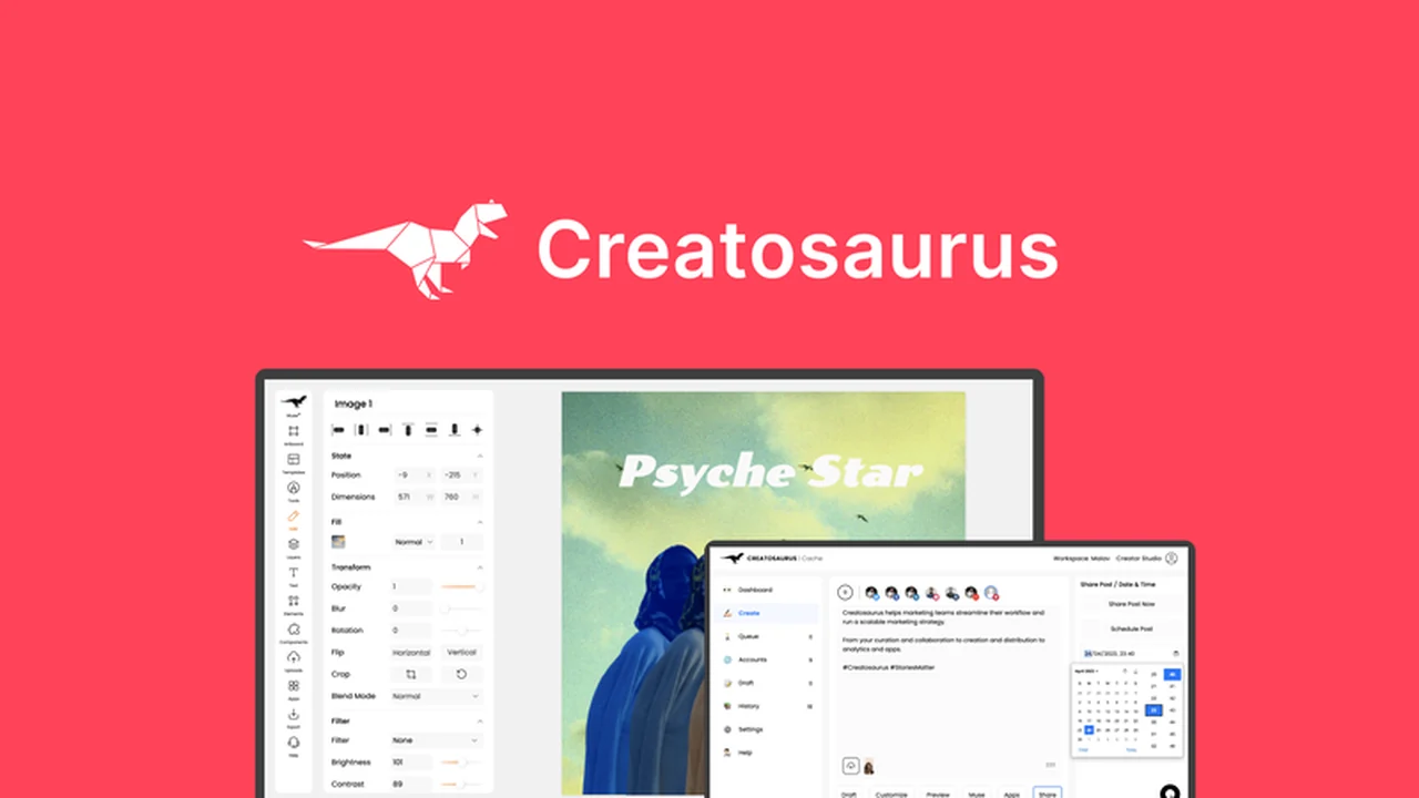 Creatosaurus - Your All-in-One Social Media Content Solution