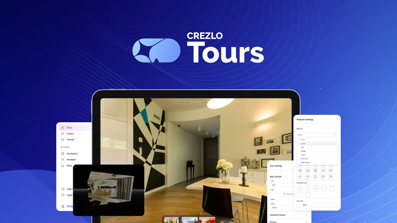Crezlo Tours: Professional 360° Virtual Tours for Real Estate and Events