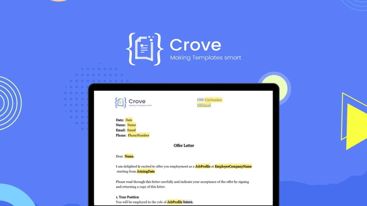 Crove - Streamline Your Document Workflows Effortlessly