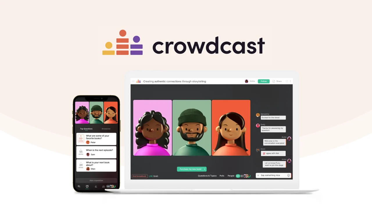 Crowdcast Review: Host and Join Live Events Seamlessly