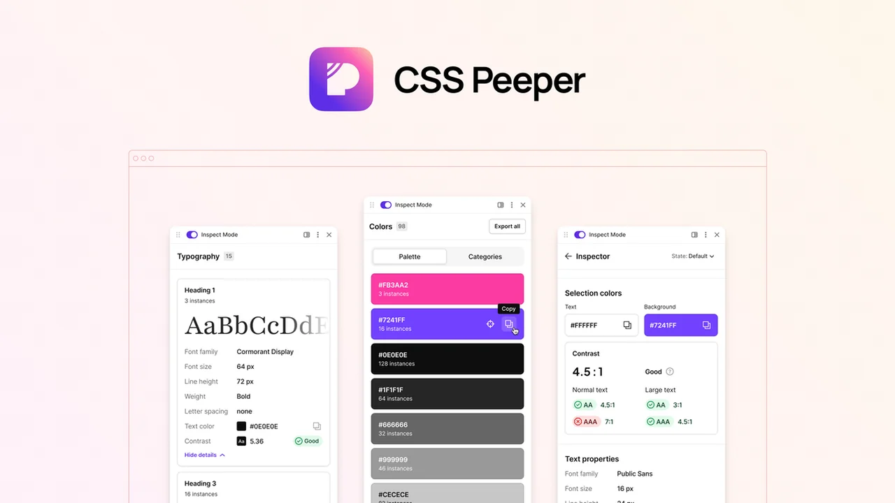 CSS Peeper Review: Streamline Web Design Analysis