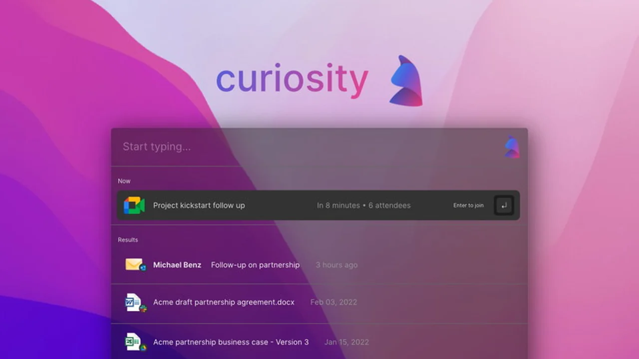 Curiosity - Unify Your Digital Search Experience
