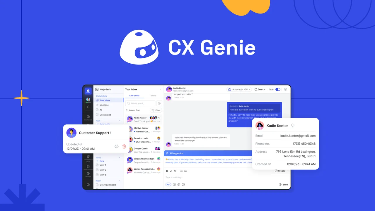 CX Genie - Simplify Customer Support with AI Review