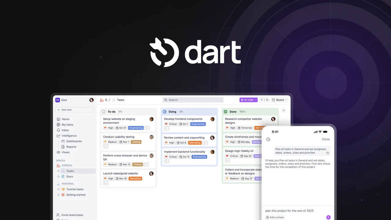 Dart - AI-Powered Project Management: An In-Depth Review