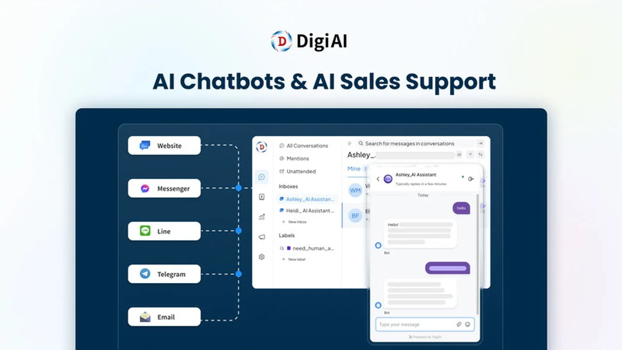 DigiAI | AppSumo: Revolutionize Customer Service with Intelligent Chatbots