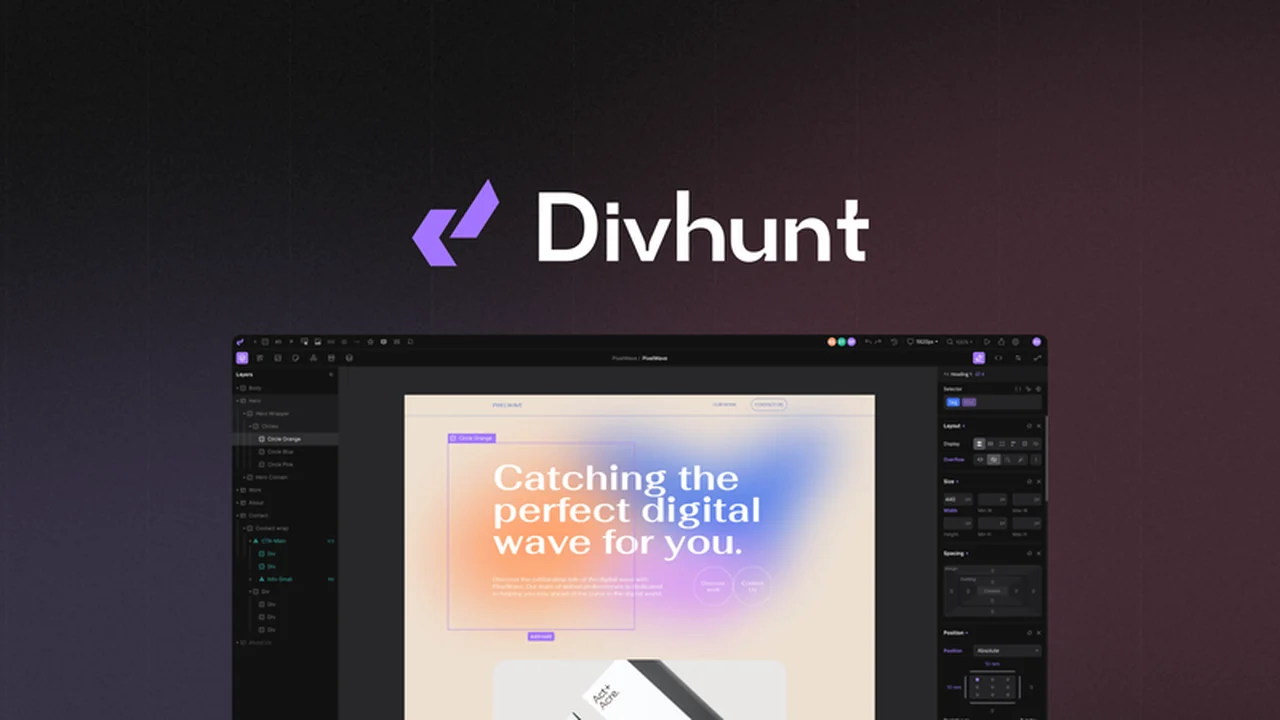 Divhunt: Build Limitless, Fast Websites Without Code
